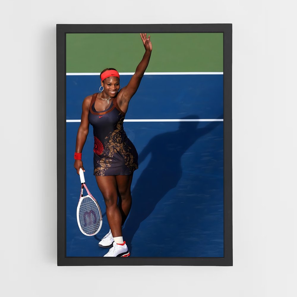 Poster Serena williams adaptées – affiche Tennis (vue 2)